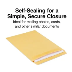 Clearance Staples Self Seal Kraft Catalog Envelopes, 9.5"L x 12.5"H, Brown, 100/Box (SPL381962)