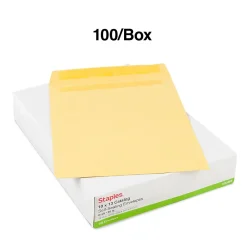 Clearance Staples Self Seal Kraft Catalog Envelopes, 10