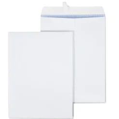 Clearance Staples Self Seal Security Tinted Catalog Envelopes, 9" x 12", White, 100/Box (21574)