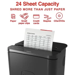 Discount Staples 24-Sheet Cross-Cut Multi-Media Shredder (ST62156)