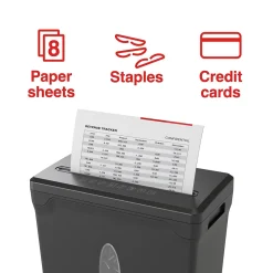 Staples 8-Sheet Cross-Cut Personal Shredder (SPL-OXC8A)