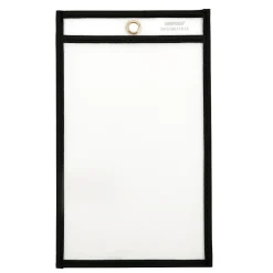 Sheet Protectors|Staples Shop Ticket Holder, 5" x 8", Sewn, 25/Pack (17699)