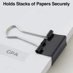 Clips & Fasteners|Staples Small Binder Clips, Small, Black, 2304/Carton (32002)