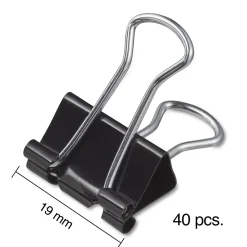 Clips & Fasteners|Staples Small Binder Clips, 0.38