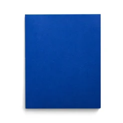 Pocket Folders|Staples Smooth 2-Pocket Paper Folder with Fasteners, , 25/Box (50774/27542-CC) Blue