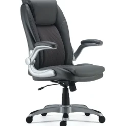 Ergonomic Chairs*Staples Sorina Ergonomic Bonded Leather Swivel Executive Chair, Grey (53253) Gray