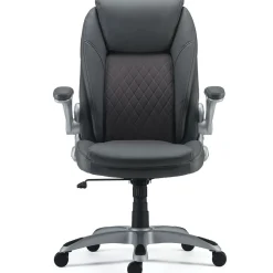 Ergonomic Chairs*Staples Sorina Ergonomic Bonded Leather Swivel Executive Chair, Grey (53253) Gray