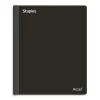 Subject Notebooks|Staples ® Spine Guard 1-Subject Subject Notebooks, 8.5" x 11", College Ruled, 100 Sheets, Assorted (36932-CC/08004)