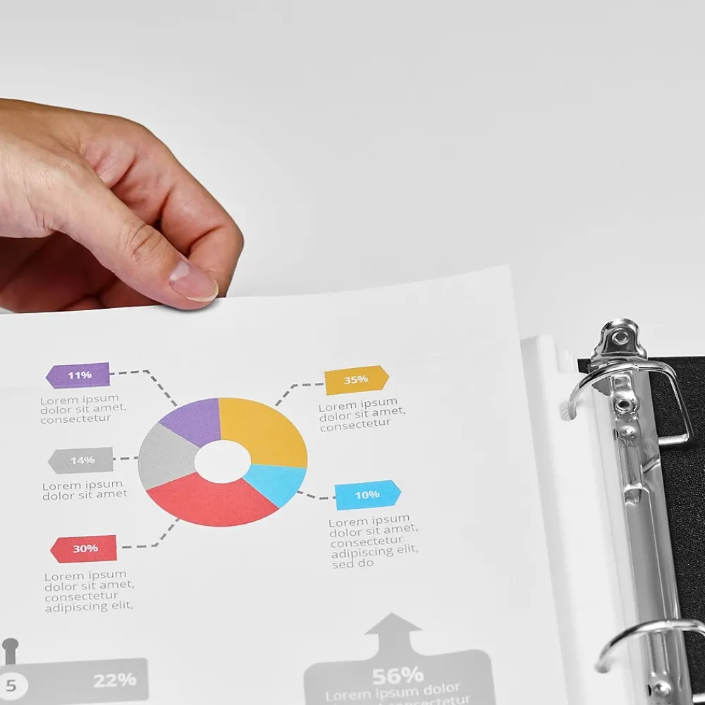 Sheet Protectors|Staples Standard Weight Sheet Protectors, 8.5" x 11", Clear, 100/Box (10524)