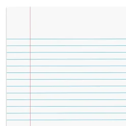 Notepads|Staples ® Steno Pads, 6'' x 9'', Narrow Ruled, 100 Sheets/Pad, 4 Pads/Pack (28046)