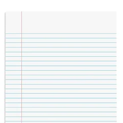 Notepads|Staples ® Steno Pads, 6'' x 9'', Narrow Ruled, 100 Sheets/Pad, 4 Pads/Pack (28046)