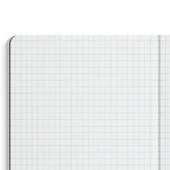 Notebooks|Staples 1-Subject Composition Notebook, 7.5" x 9.75", Graph Ruled, 80 Sheets, Black (ST55072C)