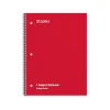 Subject Notebooks|Staples 1-Subject Notebooks, 8" x 10.5", College Ruled, 70 Sheets, Assorted Colors, 48/Pack (10871)