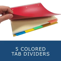 Subject Notebooks|Staples 5-Subject Subject Notebooks, 8.5