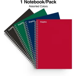 Subject Notebooks|Staples ® 1-Subject Subject Notebooks, 5