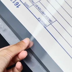 Sheet Protectors|Staples Super Heavy Weight Job Ticket Holder, 9" x 12", Clear, 10/Pack (15946-CC)