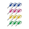 Scissors|Staples Teacher Pack 5" Kids Pointed Tip Stainless Steel Scissors, Straight Handle, Right & Left Handed, 12/Pack (TR55057)