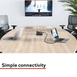 Staples TECH 6 ft. Display Port to Display Port Audio/Video Cable, Male to Male, Black (ST62469)