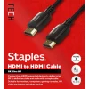 Staples TECH 6 ft. HDMI to HDMI Audio/Video Cable, Male to Male, Black (ST62477)