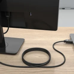 Staples TECH 12 ft. HDMI to HDMI Audio/Video Cable, Male to Male, Black (ST62465)