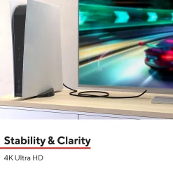 Staples TECH 4 ft. HDMI to HDMI Audio/Video Cable, Male to Male, Black (ST62468)