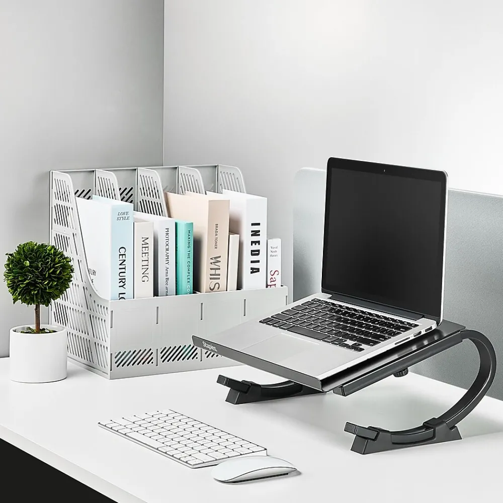 14.75 x 11.25 Steel Adjustable Laptop Stands, Black (51232)<Staples TECH Best
