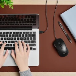 Best Staples TECH Ambidextrous Optical USB Mouse, Black (ST62598)