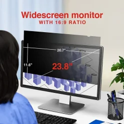 Anti-Glare Privacy Filter for 23.8