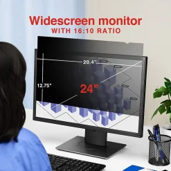 Anti-Glare Privacy Filter for 24