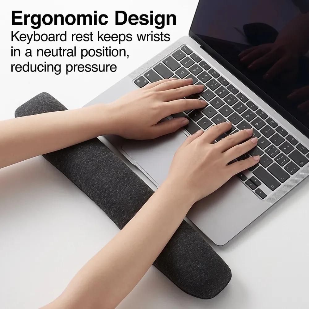 Hot Staples TECH Beaded Non-Skid Wrist Rest, Black/Gray (23943)