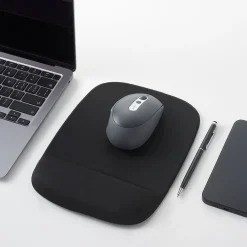 Discount Staples TECH Foam Non-Skid Mouse Pad/Wrist Rest Combo, Black (ST61798)