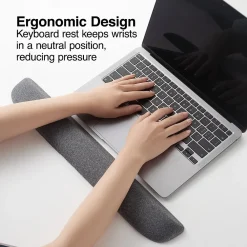 Outlet Staples TECH Gel Non-Skid Wrist Rest, (53330) Gray