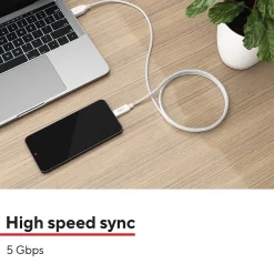 USB-C to USB-A Charging Cable, 3.3 ft., White (ST62316)<Staples TECH Clearance