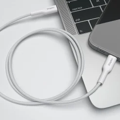 USB-C to USB-C Charging Cable, 6.5 ft., White, 5/Pack (ST62315)<Staples TECH Clearance