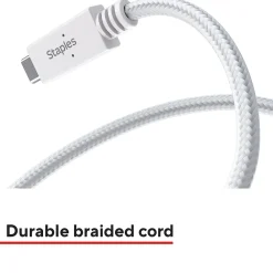 USB-C to USB-C Charging Cable, 3.3 ft., White (ST62317)<Staples TECH Sale