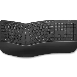 Clearance Staples TECH Wireless Ergonomic Keyboard, Black (ST62603)