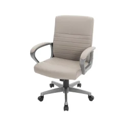 Office Chairs*Staples Tervina Ergonomic Luxura Swivel Manager Chair, (56905V-CC) Taupe