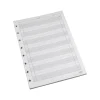 Notebooks|Staples To-Do Customizable Notebook Accessories, 5.5" x 8.5", Cornell, 50 Sheets, White, /Pack (19994STP)
