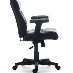 Ergonomic Chairs*Staples Traymore Ergonomic Faux Leather Swivel Computer and Desk Chair, (59425-CC) Black