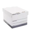 File Storage|Staples Triple Wall Heavy Duty File Box, Lift Off Lid, Letter/Legal, White/Gray, 12/Carton (TR59220)