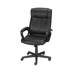 Office Chairs*Staples Turcotte Ergonomic Luxura Swivel Computer and Desk Chair, Black (61303-CC)