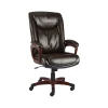 Office Chairs*Staples ® Westcliffe Ergonomic Leather Swivel Executive Chair, Brown (50219R-CC)