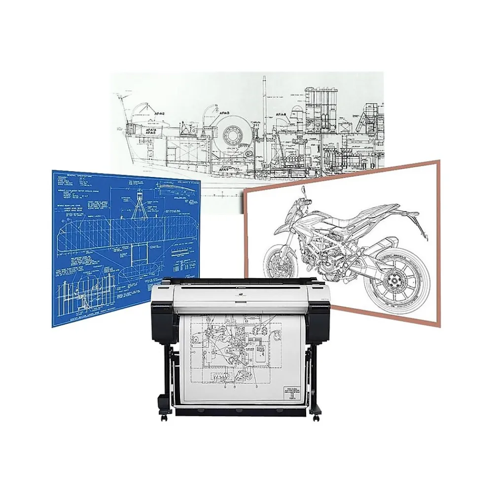 Wide Format Paper*Staples Wide Format Engineering Paper, Matte, 36" x 500', 2/Carton (26657)