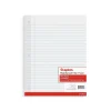 Filler Paper|Staples Wide Ruled Filler Paper, 8" x 10.5", White, 100 Sheets/Pack (TR23904)