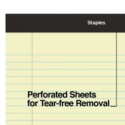 Notepads|Staples Writing Pad, 8.5