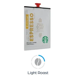 Starbucks Blonde Espresso Coffee Verisimo Freshpack, Espresso Roast, 72/Carton (MDR00219)