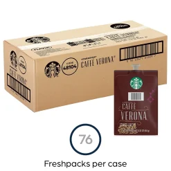 Starbucks Caffe Verona Coffee Flavia Freshpack, Dark Roast, 80/Carton (MDR01039)