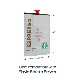 Starbucks Espresso Coffee Verisimo Freshpack, Blonde Roast, 72/Carton (MDR00218)