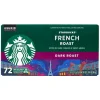 Starbucks French Roast K-Cup Pods, Dark Roast, 72/Box (220-02159)