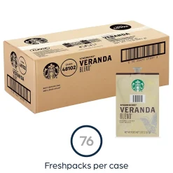 Starbucks Veranda Blend Coffee Flavia Freshpack, Blonde Roast, 80/Carton (MDR01037)